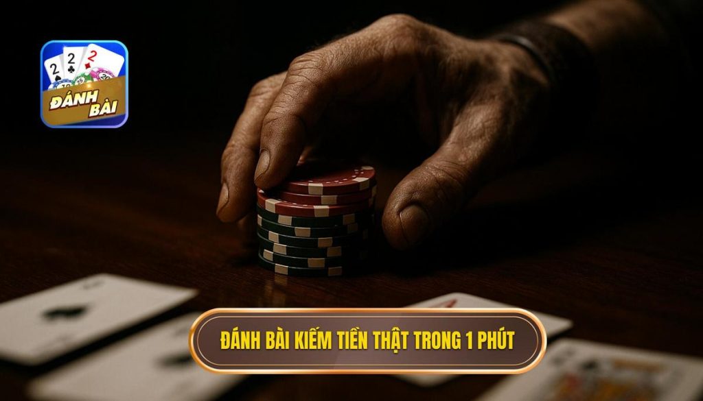đánh bài kiếm tiền thật trong 1 phút
